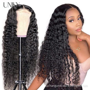 Wholesale Mink Brazilian Human Hair Lace Wig Vendor Deep Curly Wave Full Lace Front Wigs Human Hair Mink Brazilian Hair Wig